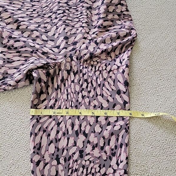 Skechers Cheetah Animal Print Pink Black Lightweight Jacket - Size Large - Picture 10 of 16